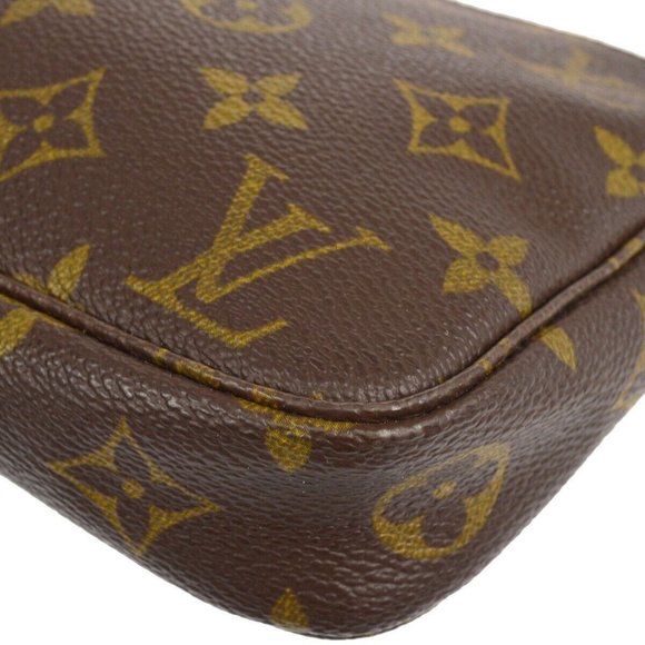 Authenticity Guarantee LOUIS VUITTON POCHETTE ACCESSOIRES HANDBAG PURSE MONOGRAM - Picture 5 of 12